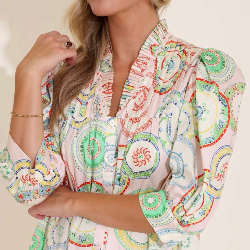 Colorful Patterned Dress - Picture 3 of 5